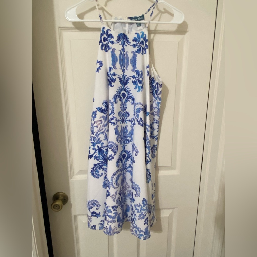 Paisley strappy dress (size 2)